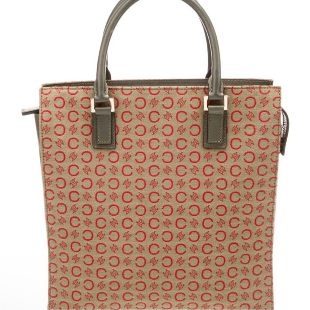 Celine Macadam Green Tote